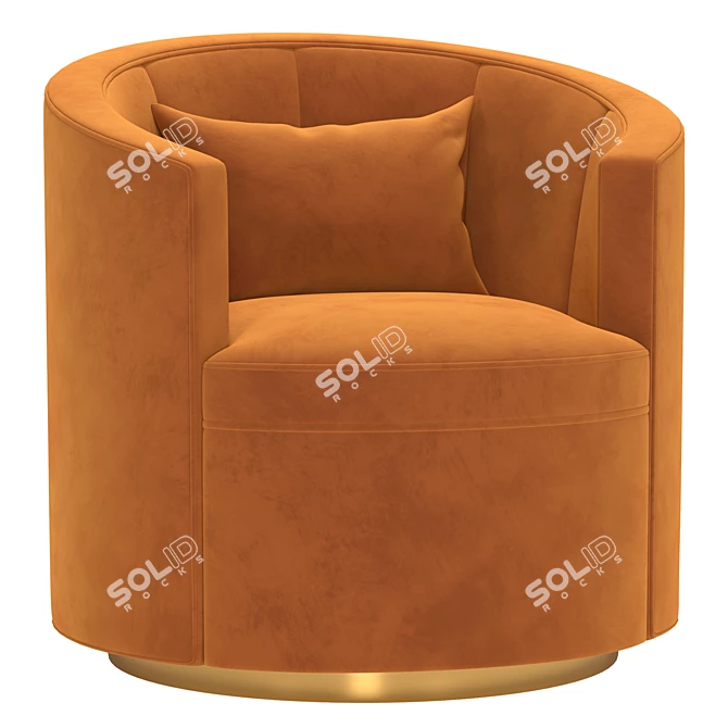 Elegant JACKIE Sofa | Norwalk 3D model image 1