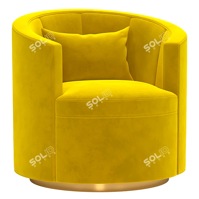 Elegant JACKIE Sofa | Norwalk 3D model image 2