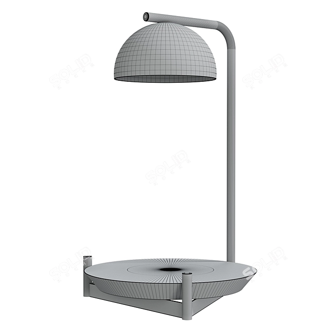 ABSIS Table Lamp: Contemporary Illumination by Luxcambra 3D model image 2