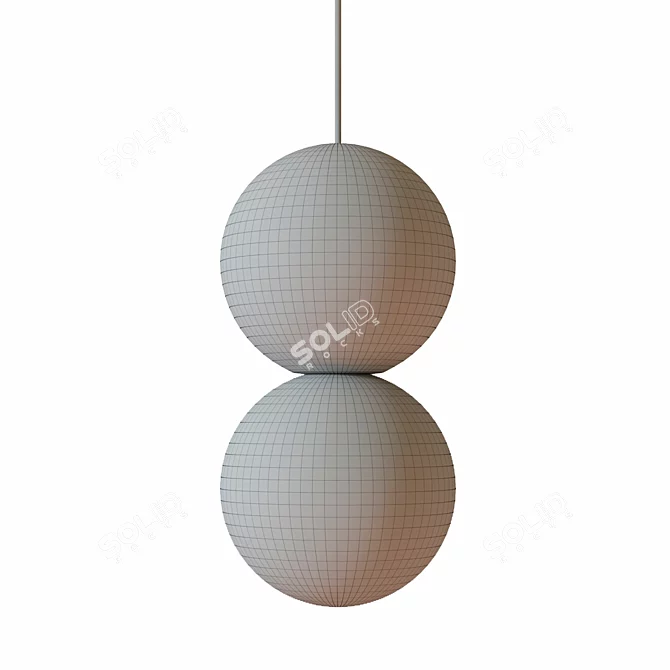 Geometric Brilliance Pendant 3D model image 3