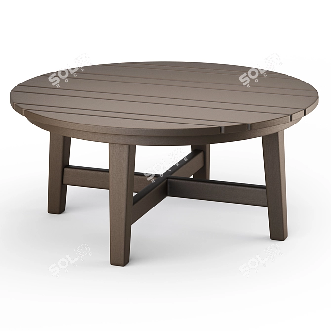 Crate & Barrel Vista II Outdoor Coffee Table 3D model image 1