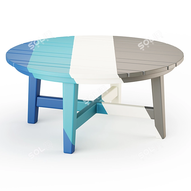 Crate & Barrel Vista II Outdoor Coffee Table 3D model image 3