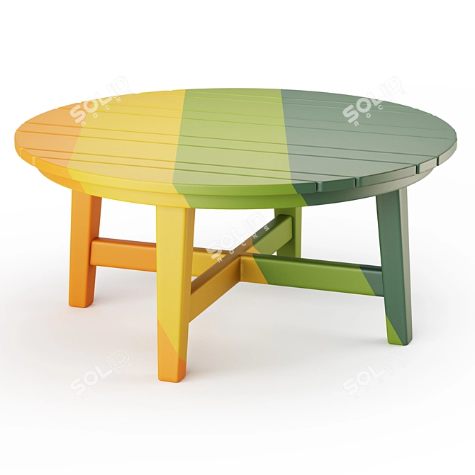 Crate & Barrel Vista II Outdoor Coffee Table 3D model image 4