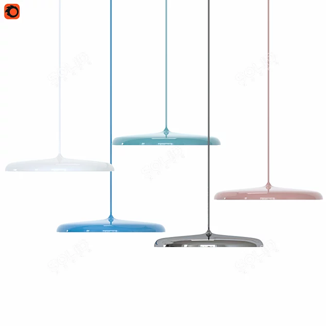 Nordic Post-Modern Pendant Lights 3D model image 1