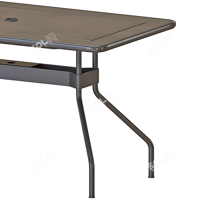 Outdoor Dining Set: VIHOLMEN Table & LACKO Chairs 3D model image 2