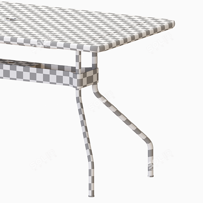 Outdoor Dining Set: VIHOLMEN Table & LACKO Chairs 3D model image 7