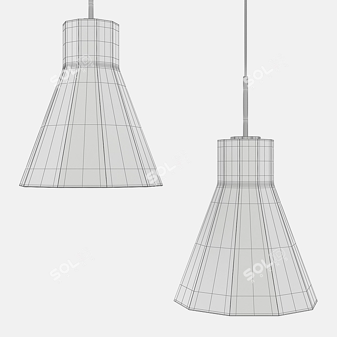 Simpliciti LED Beaker Pendant 3D model image 2