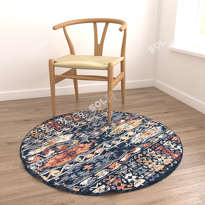 Versatile Set: 8 Rugs for Stunning Renders 3D model image 2