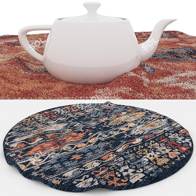 Versatile Set: 8 Rugs for Stunning Renders 3D model image 4