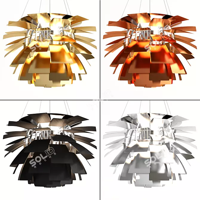  PH Artichoke - Modern Pendant Light 3D model image 2