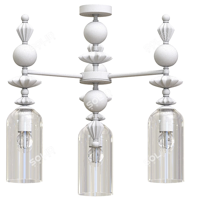 Elegant Odeon Light Bizet 4855 Chandelier 3D model image 4