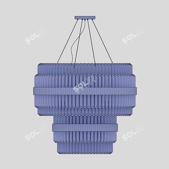 Elegant Liberty Round Suspension 3D model image 2