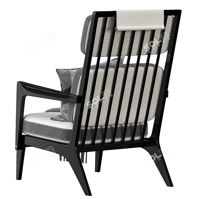 Elevate Your Space: Benchmark Gleda Armchair 3D model image 4
