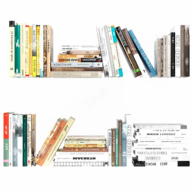 Ultimate Book Collection: Model Parts, Units, Polys & More 3D model image 1