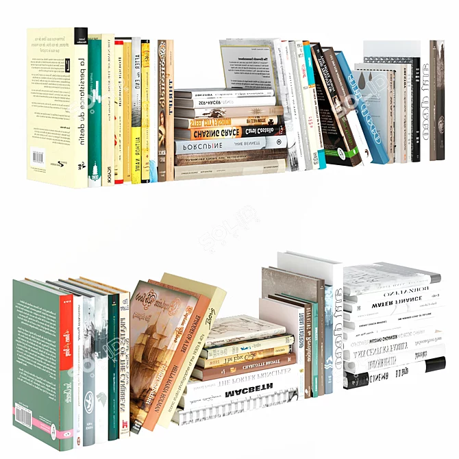 Ultimate Book Collection: Model Parts, Units, Polys & More 3D model image 3