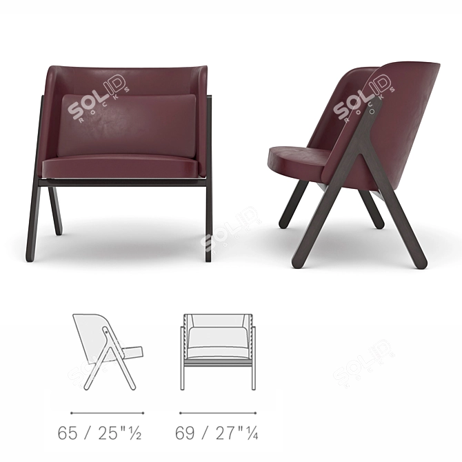 Elegant PolronaFrau Furniture Set 3D model image 3