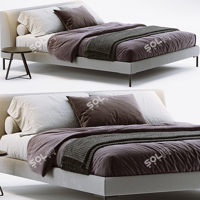 The Picasso Sofa Bed: Modern Art in Furniture 3D model image 1