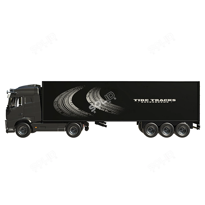 Powerful 2015 Volvo FH16 3D model image 4