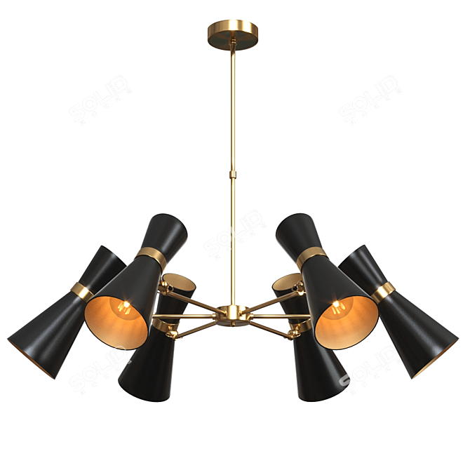 Sleek Design Lamps 3D model image 3