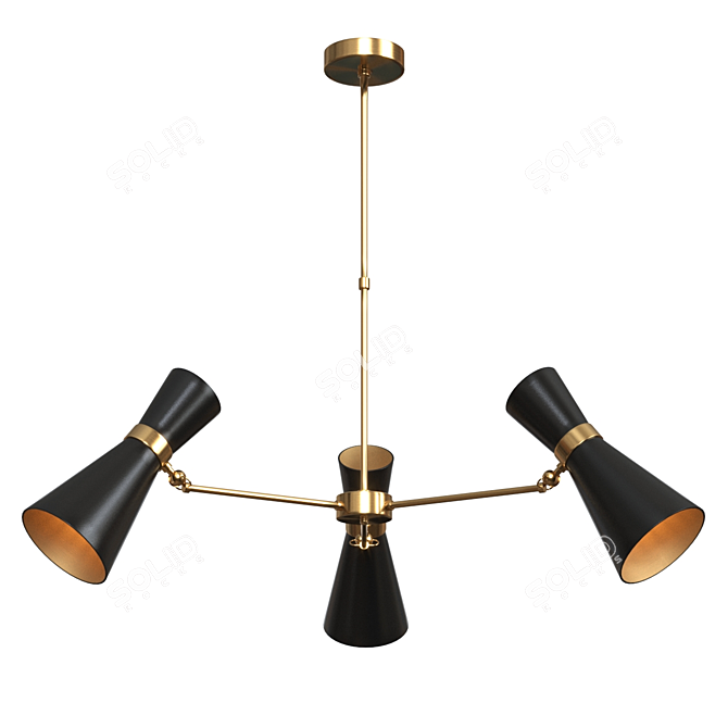 Sleek Design Lamps 3D model image 4