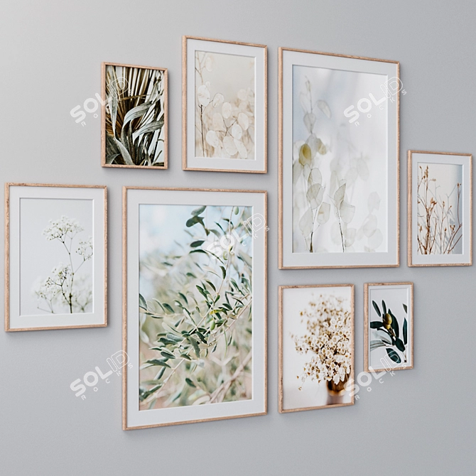  Versatile Set of Wall Paintings 3D model image 3