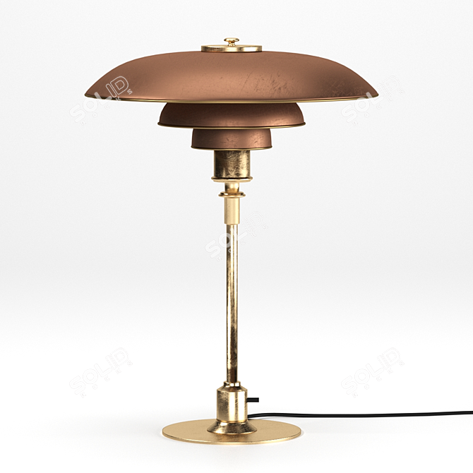 Timeless Table Lamp by Poul Henningsen 3D model image 3