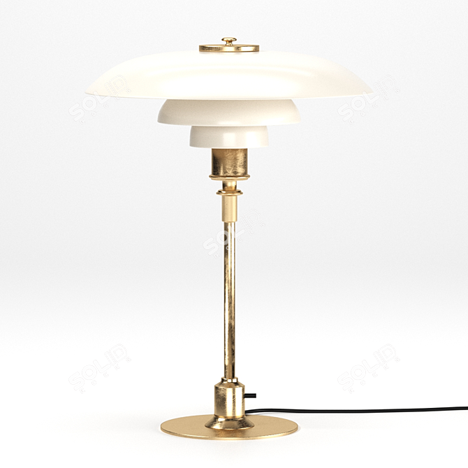 Timeless Table Lamp by Poul Henningsen 3D model image 4