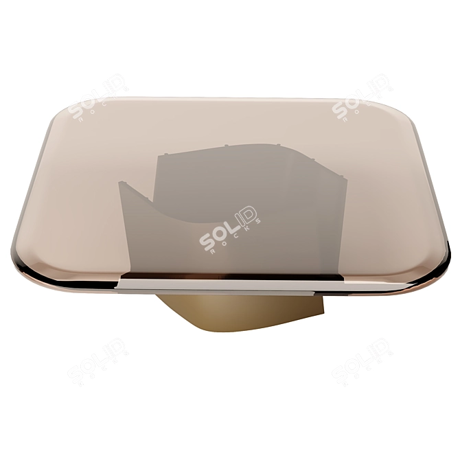 Reflex ESSE 40 Glass Coffee Table 3D model image 3