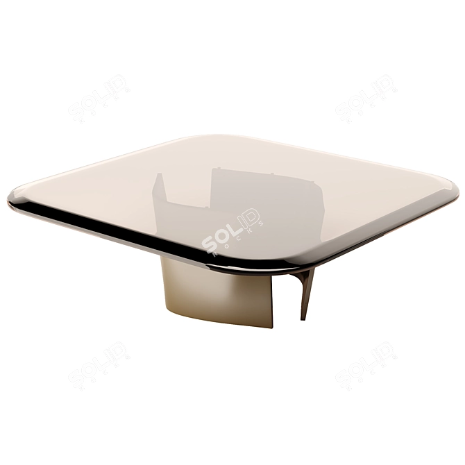 Reflex ESSE 40 Glass Coffee Table 3D model image 4