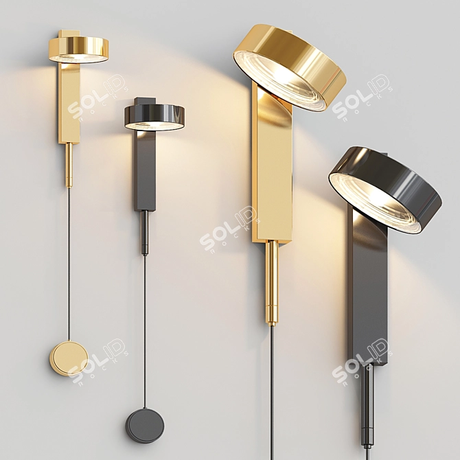 Denzil Teco Lamp: Modern Minimalist Lighting 3D model image 5