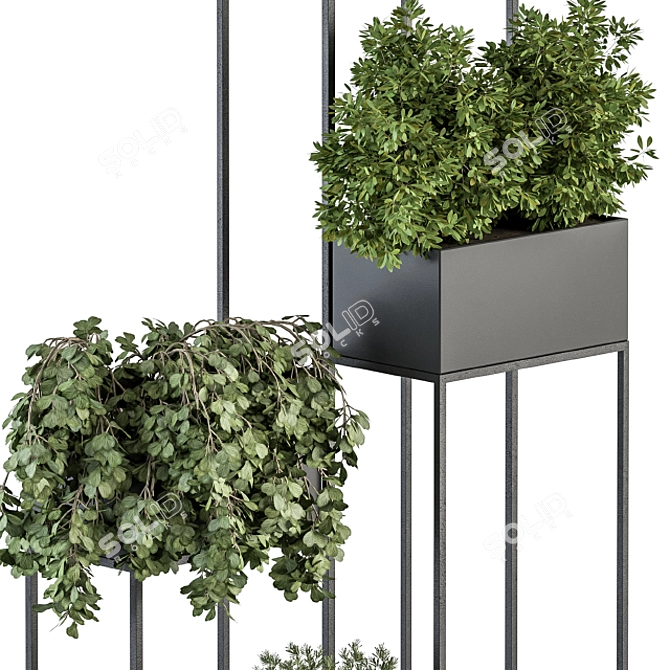 Green Oasis - Indoor Plant Box 3D model image 3