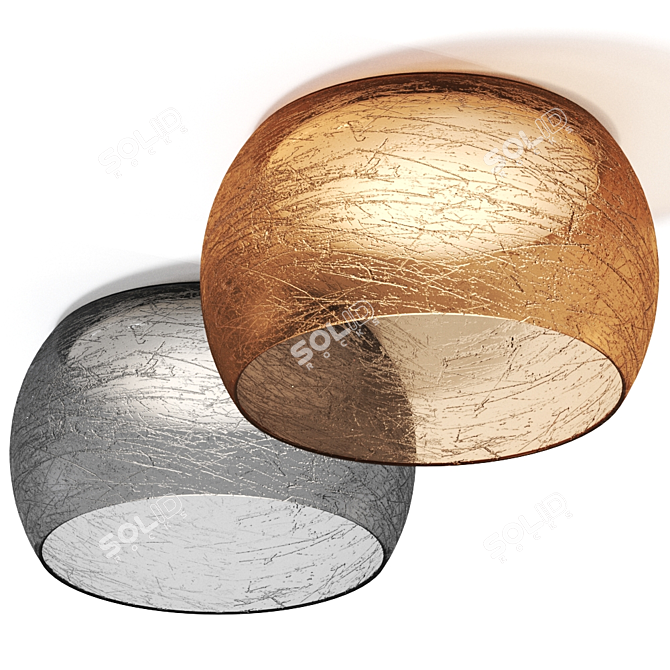 Solen Ceiling Lamp: Modern Elegance 3D model image 1