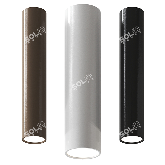 Onok Lighting Tube 55 P Track: Sleek Track Lighting Solution 3D model image 1