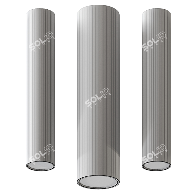 Onok Lighting Tube 55 P Track: Sleek Track Lighting Solution 3D model image 2