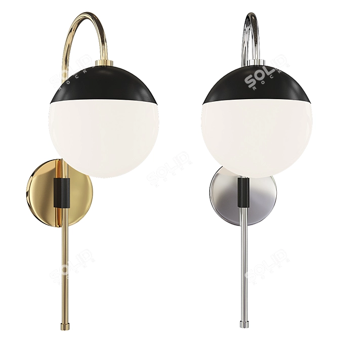 Elegant Mitzi Renee Sconce 3D model image 1