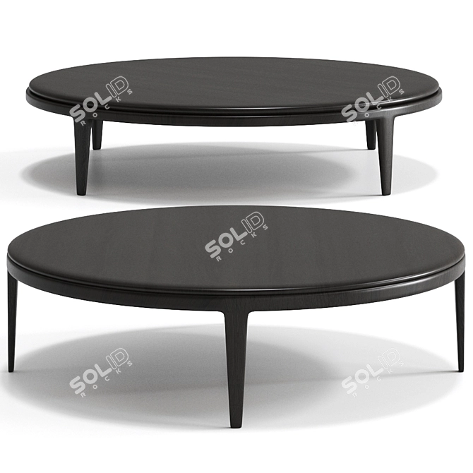 Stylish Moon Coffee Table 3D model image 1