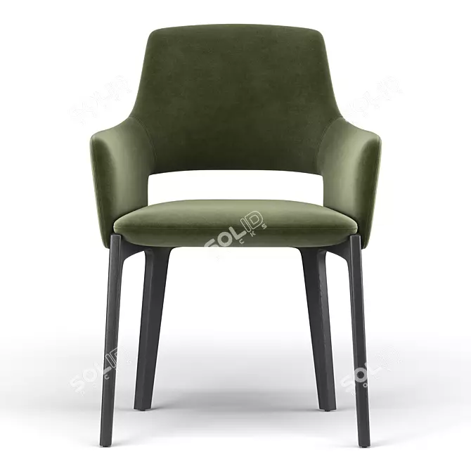Sleek Devon Chair 2013 3D model image 3