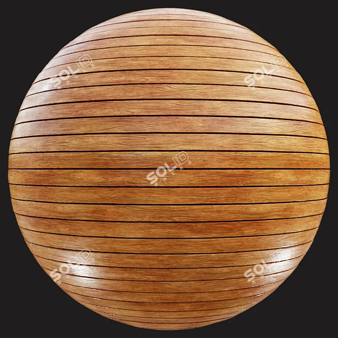 Seamless Wood Tile Collection 3D model image 2