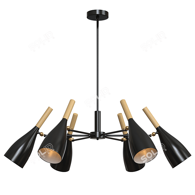 Sleek Dalby B Design Lamps 3D model image 2