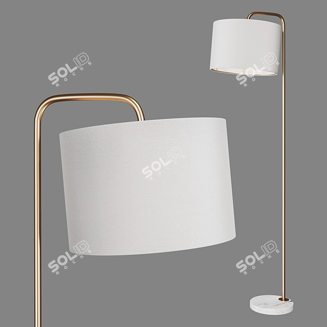 Randers Floor Lamp: Modern Elegance 3D model image 1