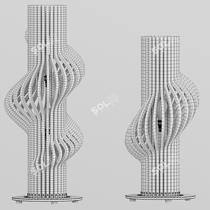 Parametric Floor Light 3D model image 6