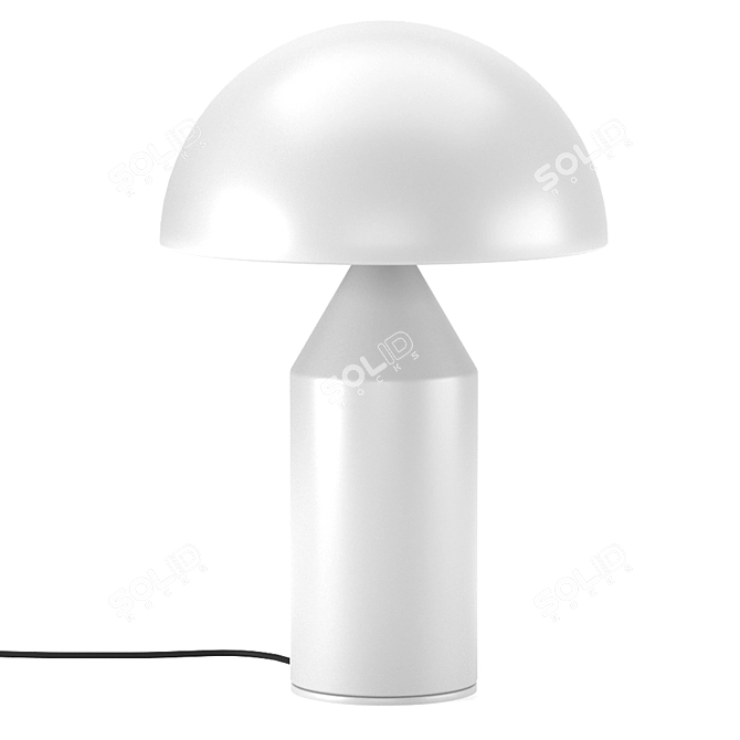 Retro Dome Table Lamp 3D model image 4