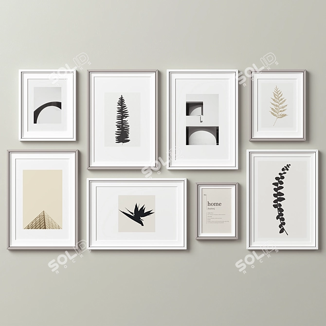 Modern Frame Collection - Set of 8 Styles 3D model image 6