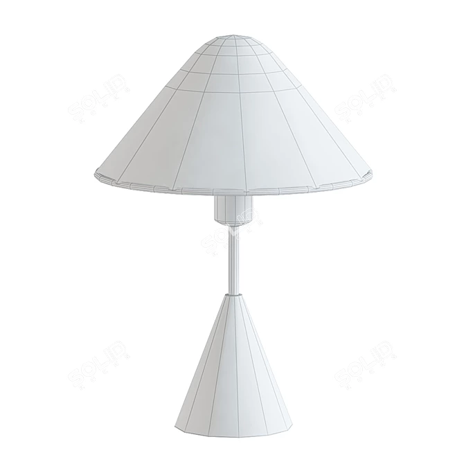 Glowing Fungi Glass Lamp 3D model image 2