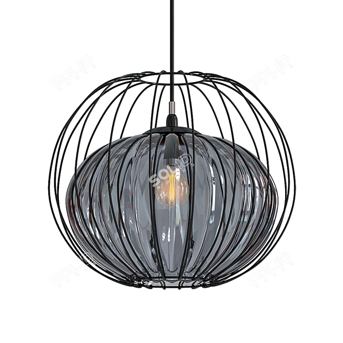 Emilia Cage Pendant Light 3D model image 1