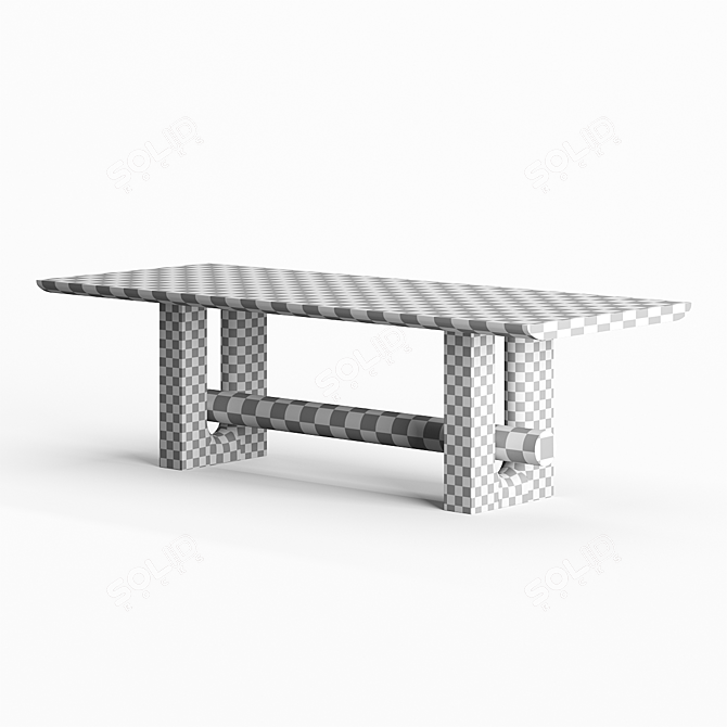 Illusory Elegance Mirage Table 3D model image 3