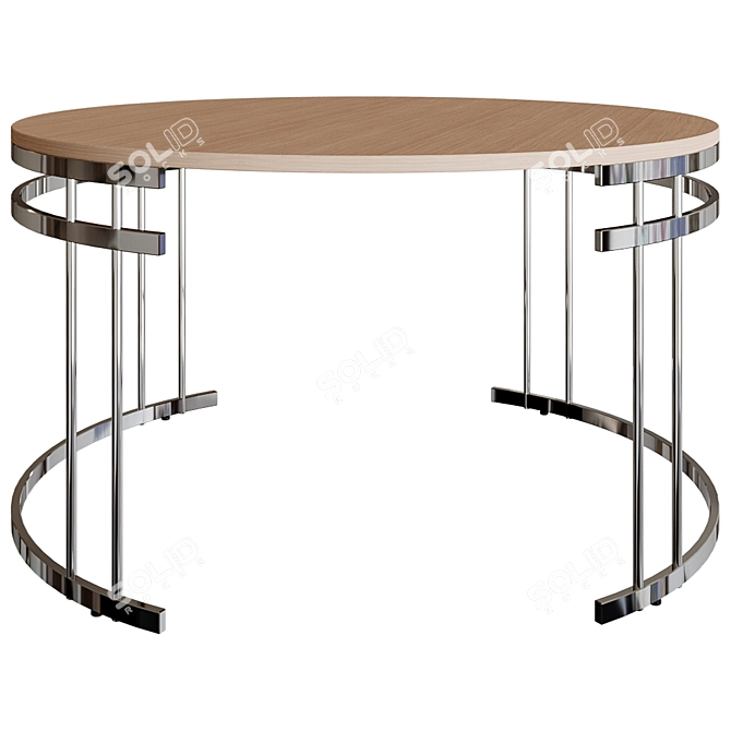 Bronty Round Coffee Table | 80cm Diameter 3D model image 1