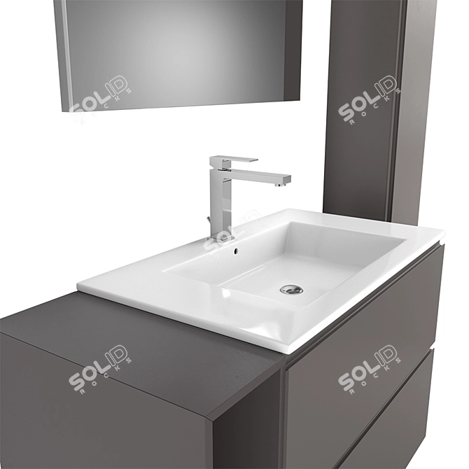 Elegant Rak Joy Bathroom Set 3D model image 2