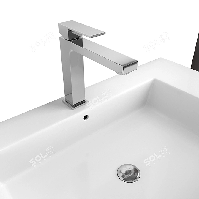 Elegant Rak Joy Bathroom Set 3D model image 3