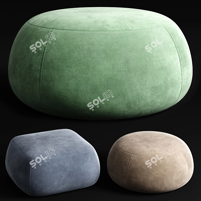Pillow Talk Muse Marni Ottoman 3D model image 1